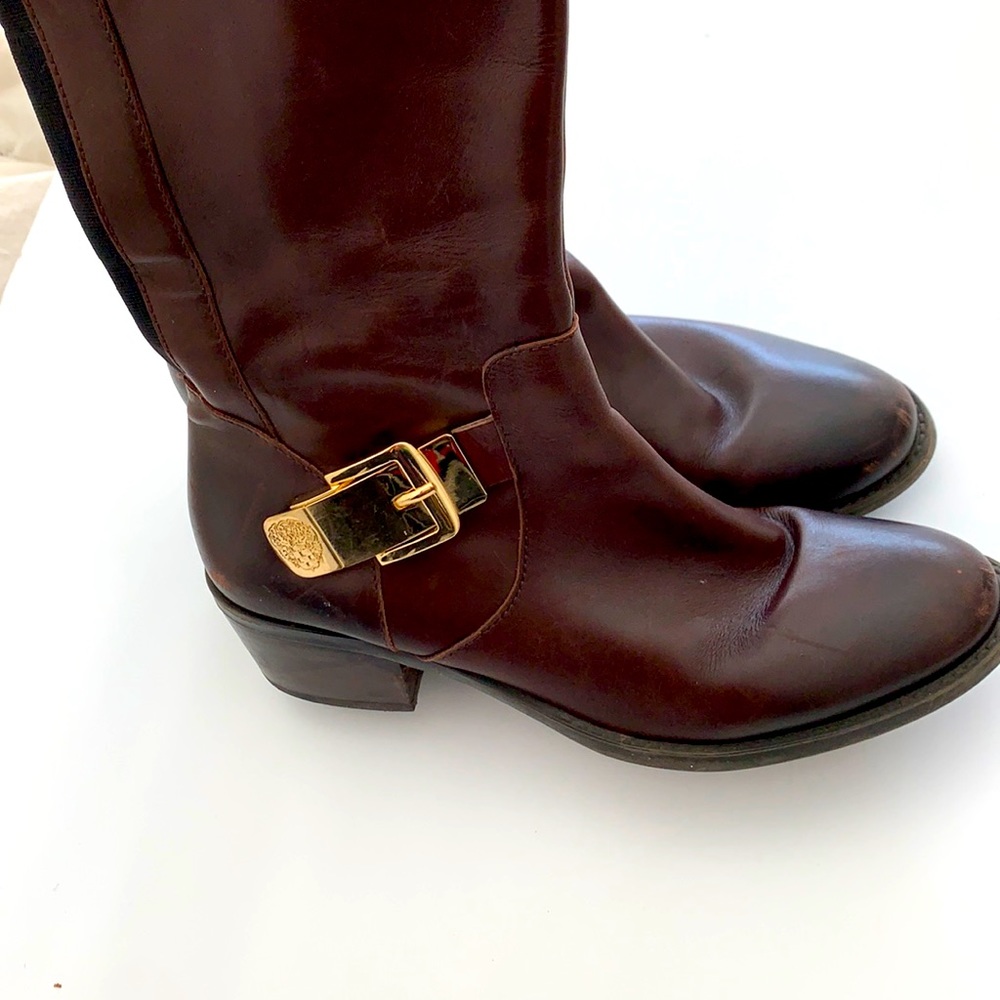 Vince Camuto knee high Boots Brown Leather